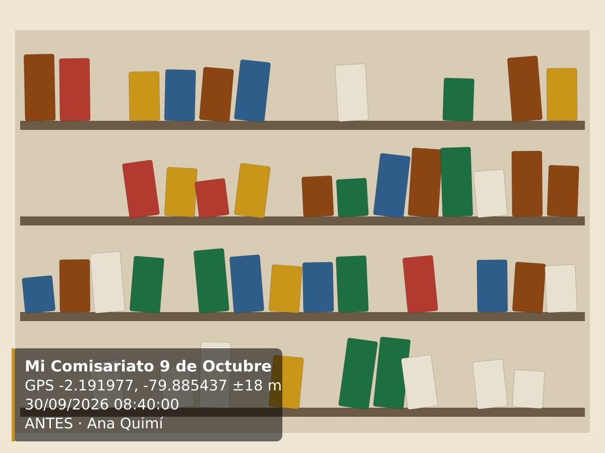 Antes · Mi Comisariato 9 de Octubre